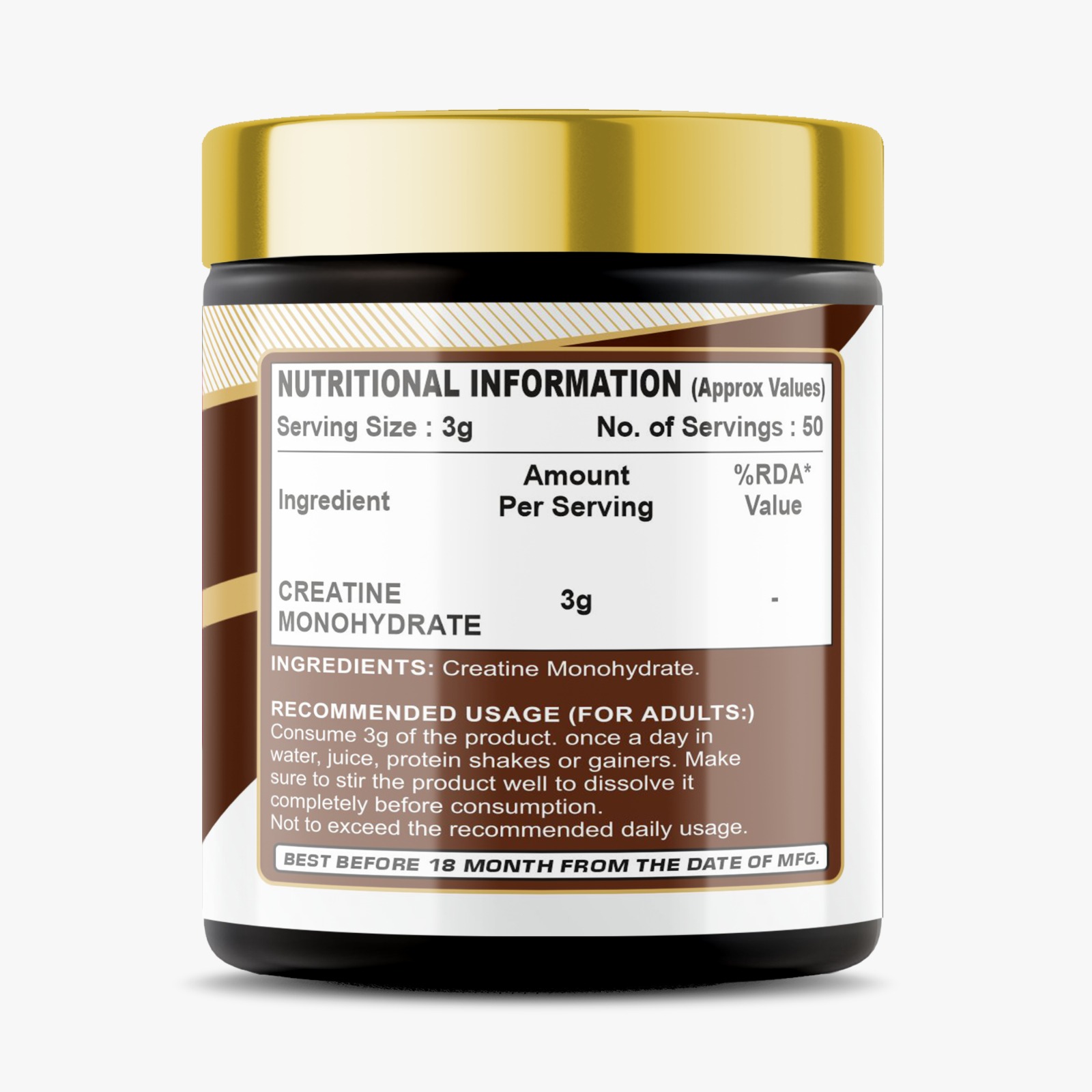 Muscle Fusion Creatine Monohydrate – Pure Micronized (150g) - Image 2